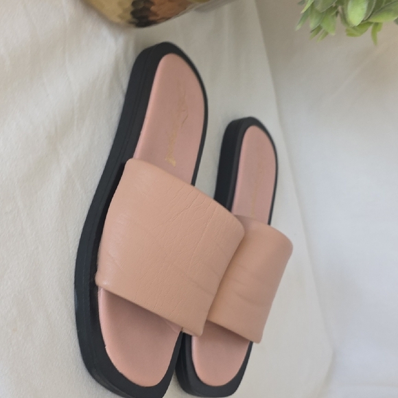 Free People Blush Slide Sandals - Picture 4 of 4